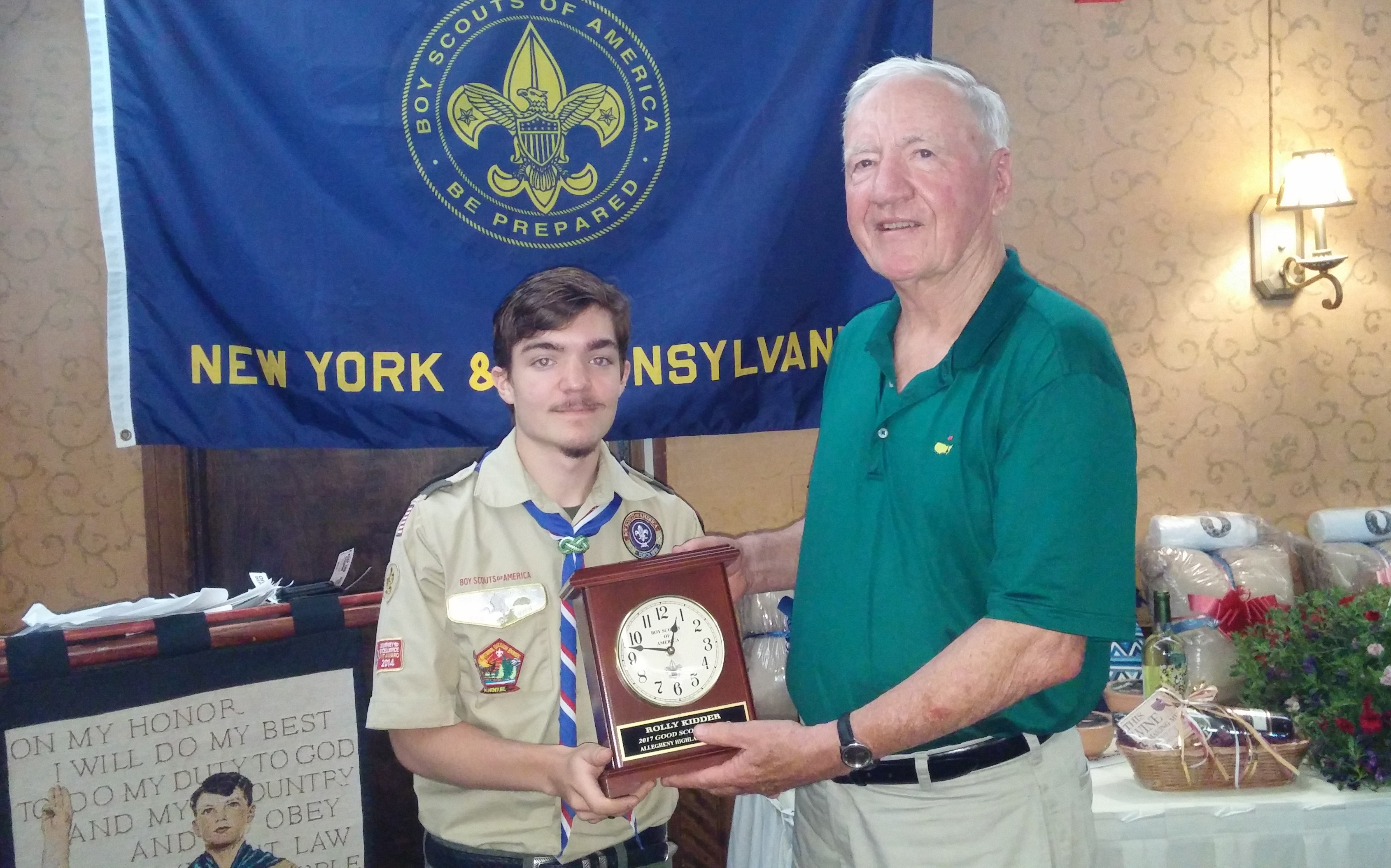 Kidder Honored As Good Scout News, Sports, Jobs Post Journal